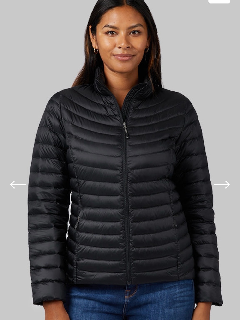 32 Degrees Women's Black Lightweight Packable Quilted Puffer Jacket XXL $20 BNWT